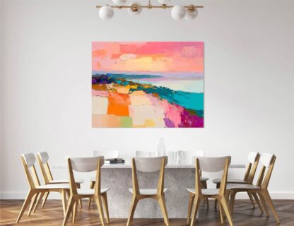 Pink Abstract Giclee - Image 2