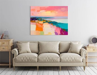 Pink Abstract Giclee - Image 3