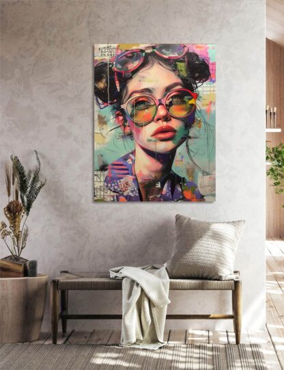 Young Lady Grunge Giclee - Image 3