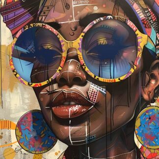 Young Lady Grunge Giclee
