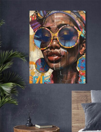 Young Lady Grunge Giclee - Image 2
