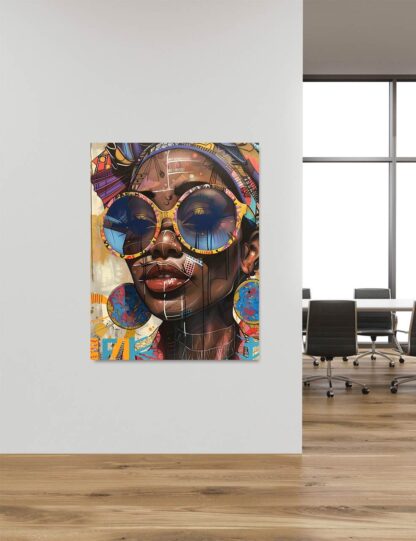 Young Lady Grunge Giclee - Image 4