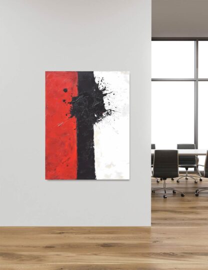 Wabi Sabi Red White and Black 2 Giclee - Image 4