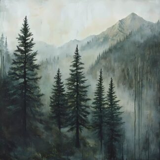 Forest Trees 2 Giclee