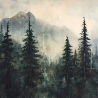 Forest Trees 1  Giclee