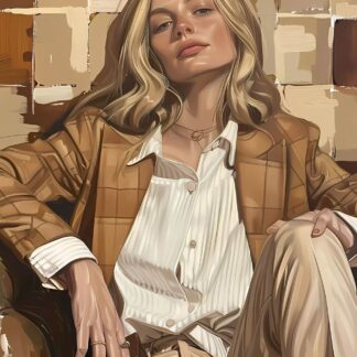 Preppy Girl 1 Giclee