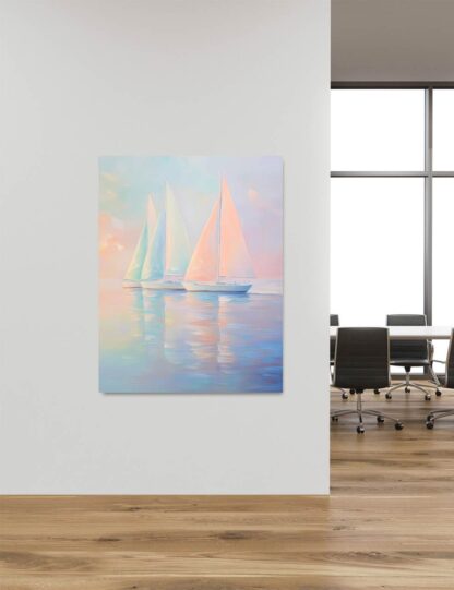 Three Sailboats 4 Giclee - Image 4