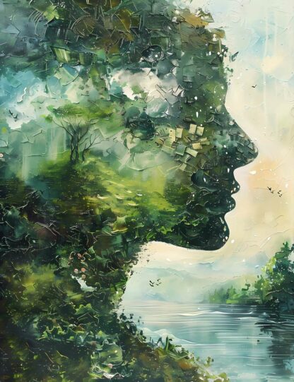 Earth Goddess Portrait Giclee