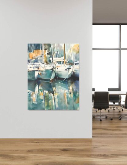 Docked Boats 4 Giclee - Image 4