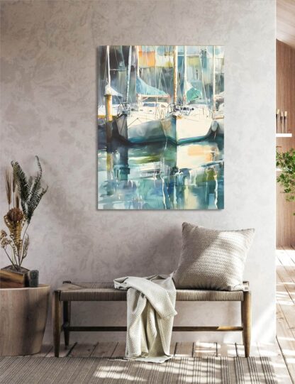 Docked Boats 3 Giclee - Image 3