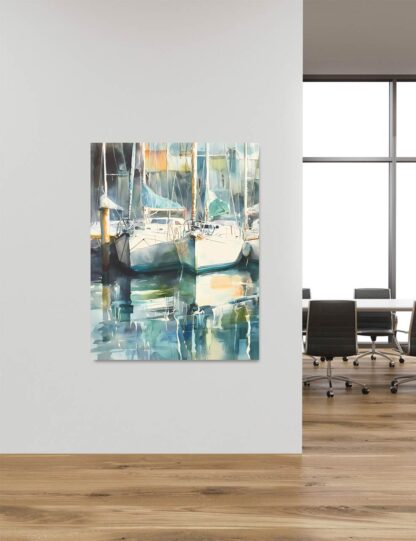 Docked Boats 3 Giclee - Image 4