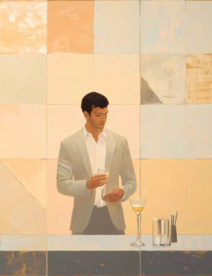 Portrait of a Man at Bar Giclee