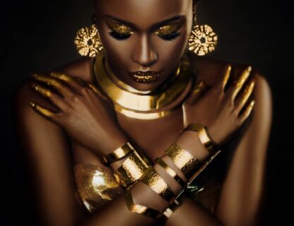 Portrait of African American Woman Giclee