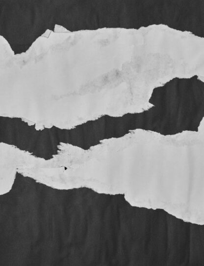 White and Black Stripes Abstract Giclee