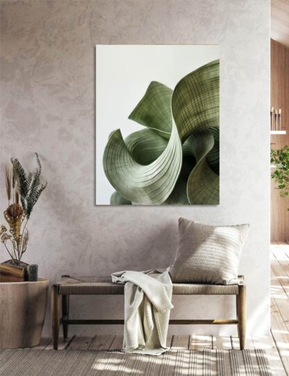 Green Movement Abstract Giclee - Image 3