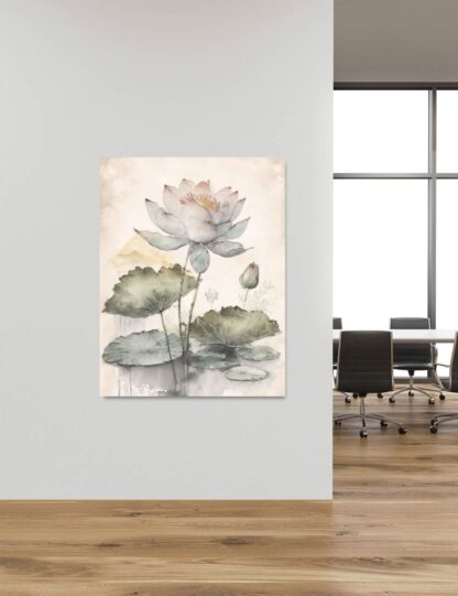 Artistic Lotus Flower Giclee - Image 4