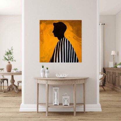 Man's Silhouette Giclee - Image 2