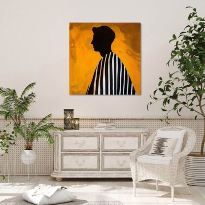 Man's Silhouette Giclee - Image 3