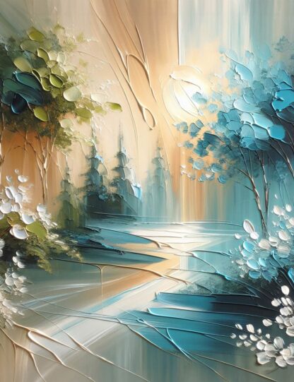 Pines on the River Giclee