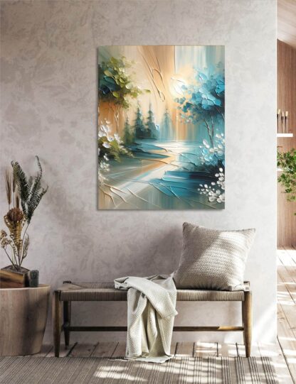 Pines on the River Giclee - Image 3