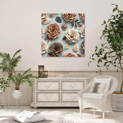 Neutral Tone Flowers Giclee - Image 3