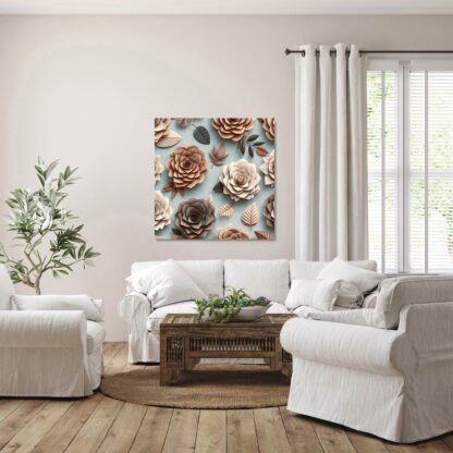 Neutral Tone Flowers Giclee - Image 4