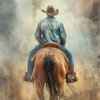 Riding off into the Unknown Giclee