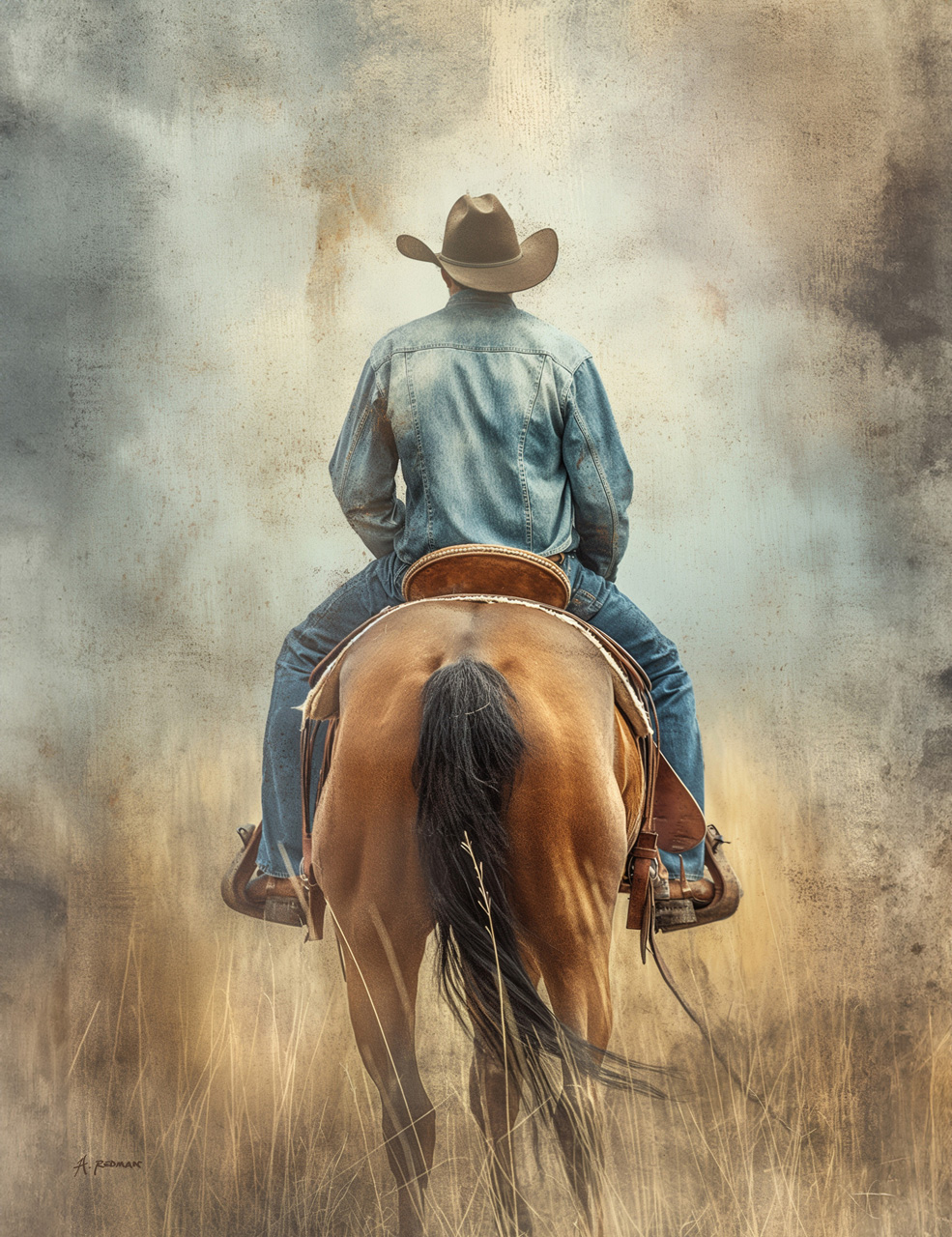 Riding off into the Unknown Giclee