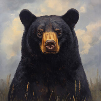 Black Bear Portrait Giclee