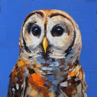 Portrait of an Owl Giclee
