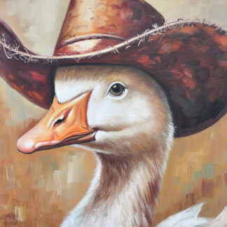 Cowboy Duck Giclee