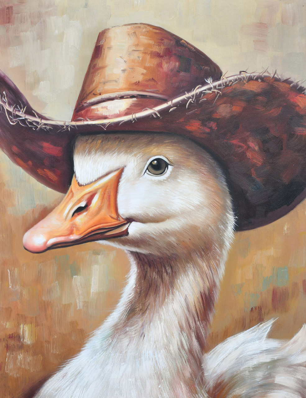 Cowboy Duck Giclee