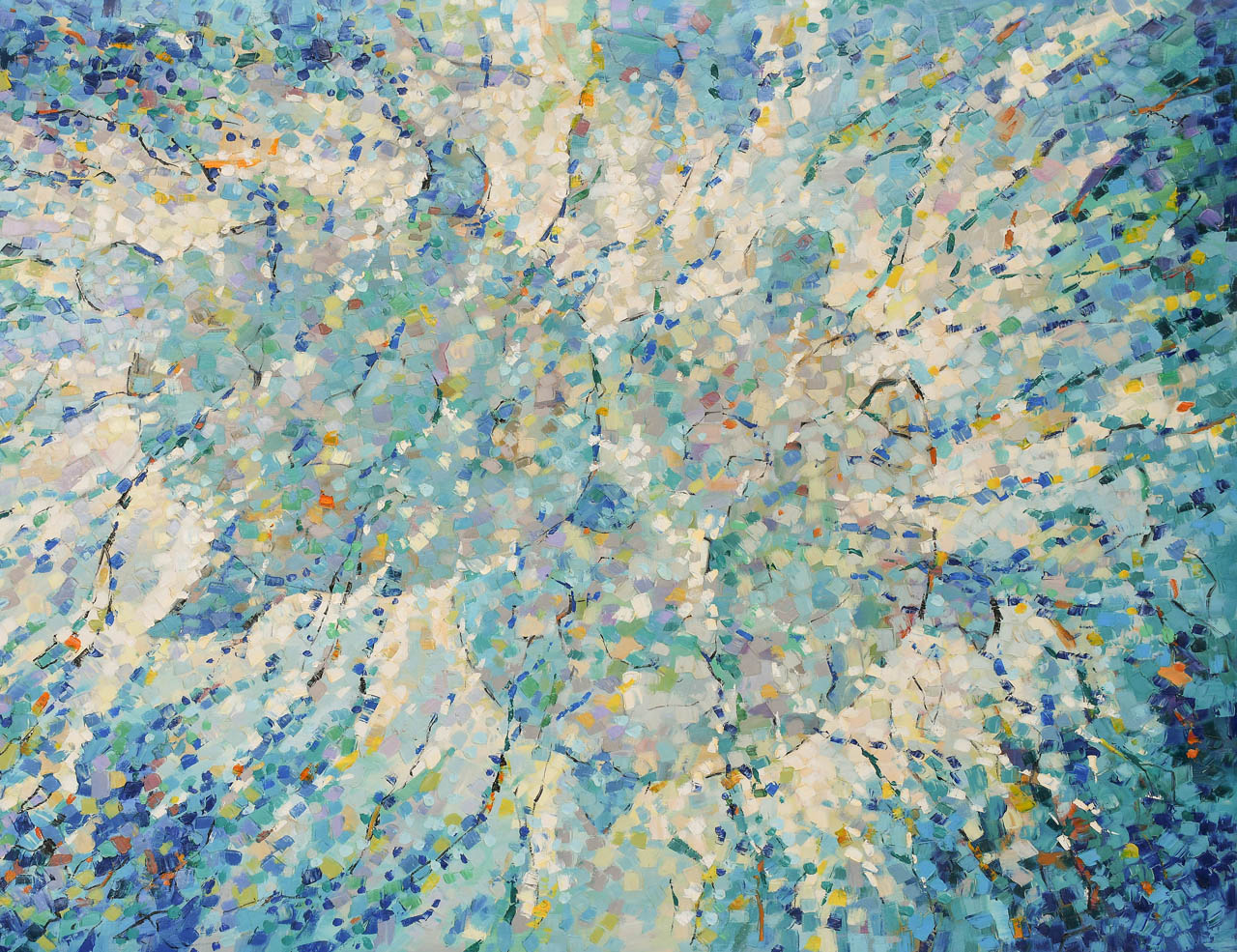 Ocean Blue Abstract Giclee