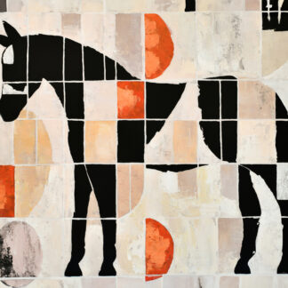 Geometric Horse Giclee