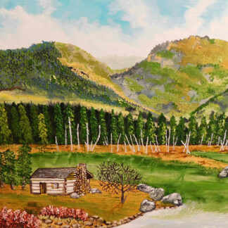 White House in the Valley Giclee