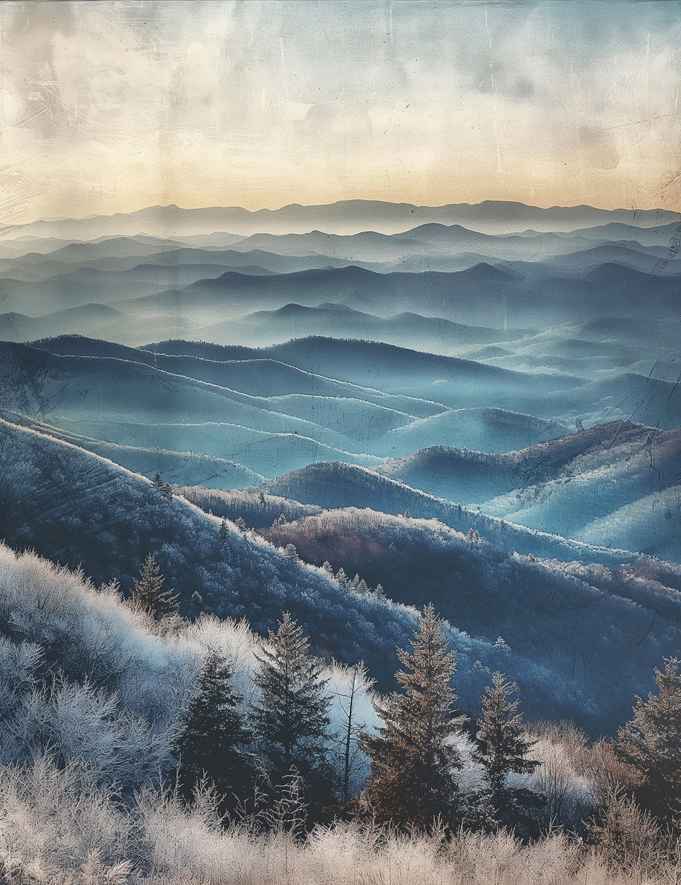 Blue Ridge Mountainers Giclee
