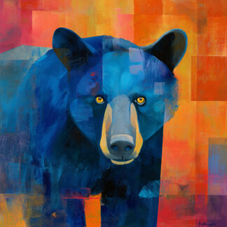 Modern Black Bear Giclee
