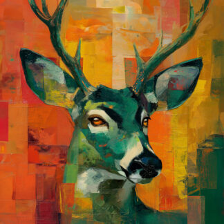 Modern Stag Giclee