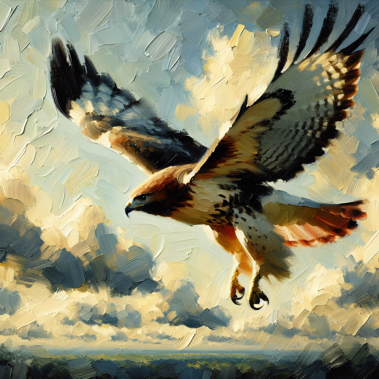 Flying Eagle Giclee