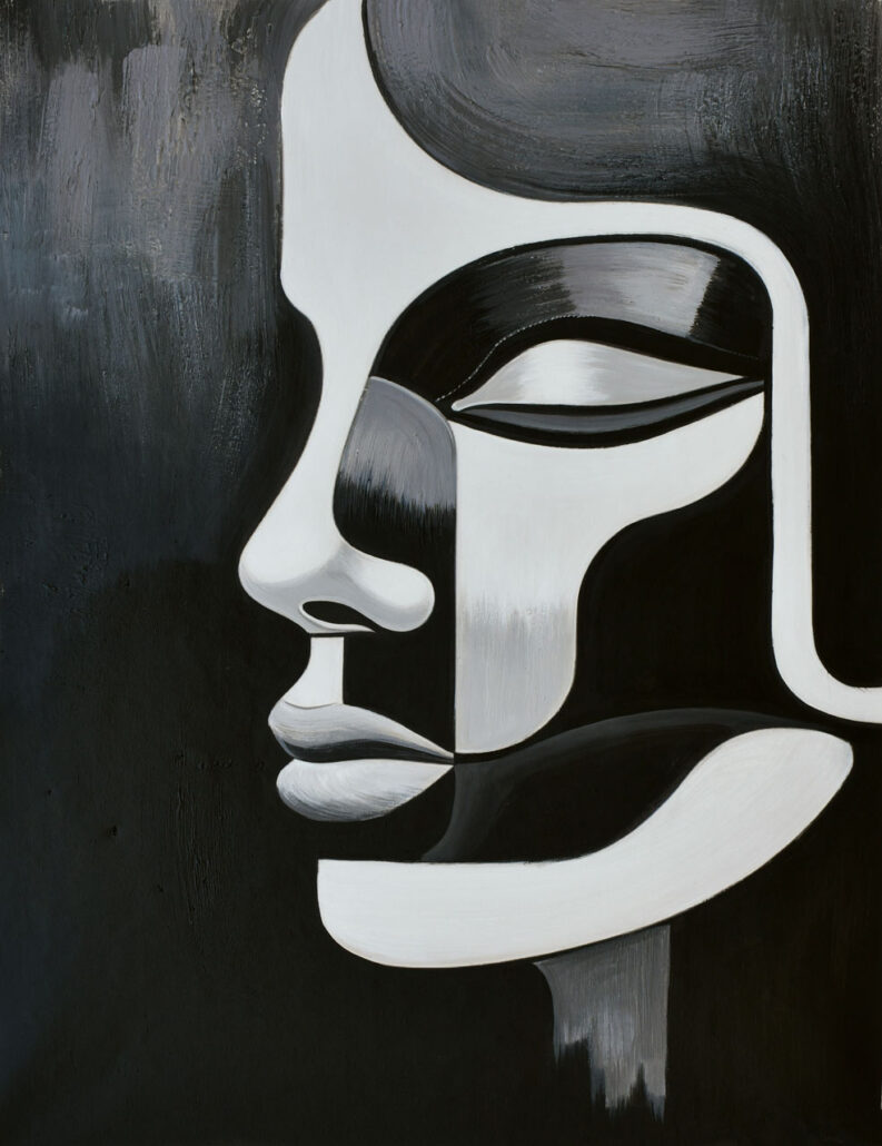 Black and White Face II