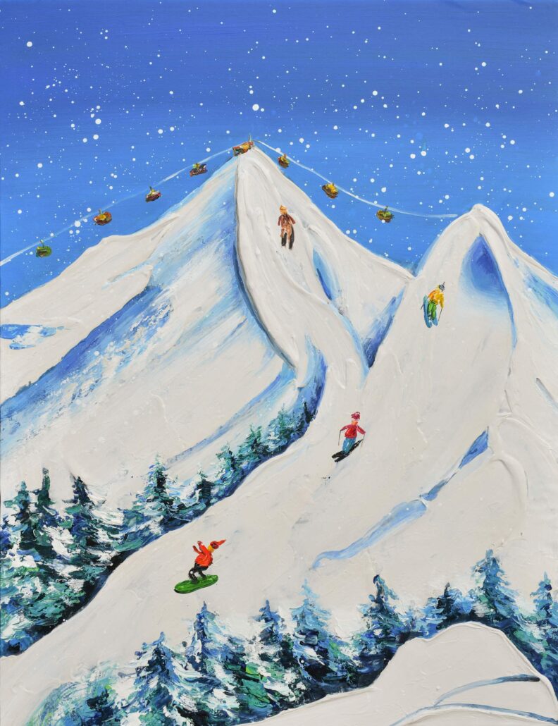 Skiers on the Slopes