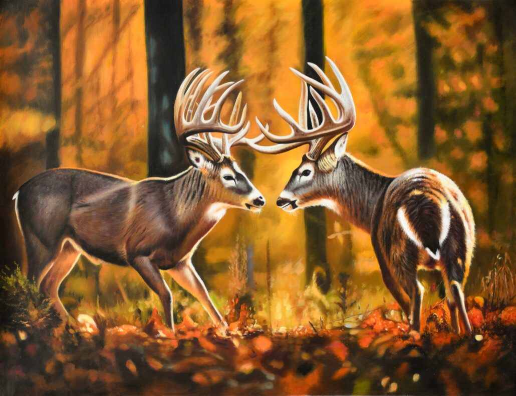 Pair of Stags