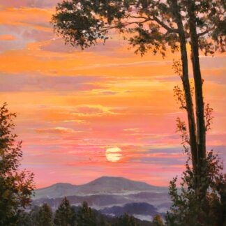 Sunset in the Mountains