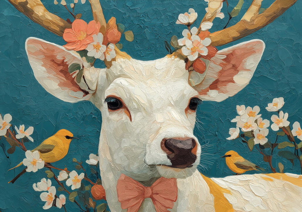 Springtime Deer