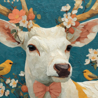 Springtime Deer