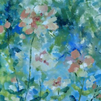 Blue Garden Blooms