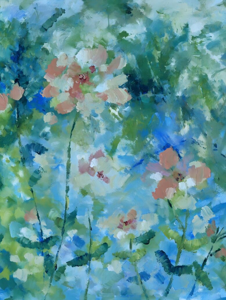 Blue Garden Blooms