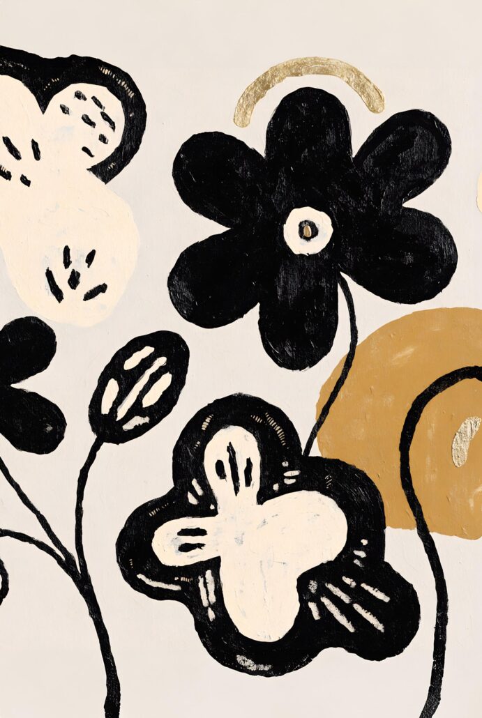 Black and Gold Garden