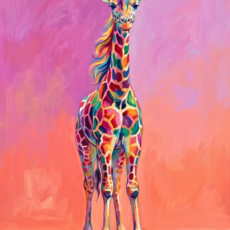 Colorful Giraffe