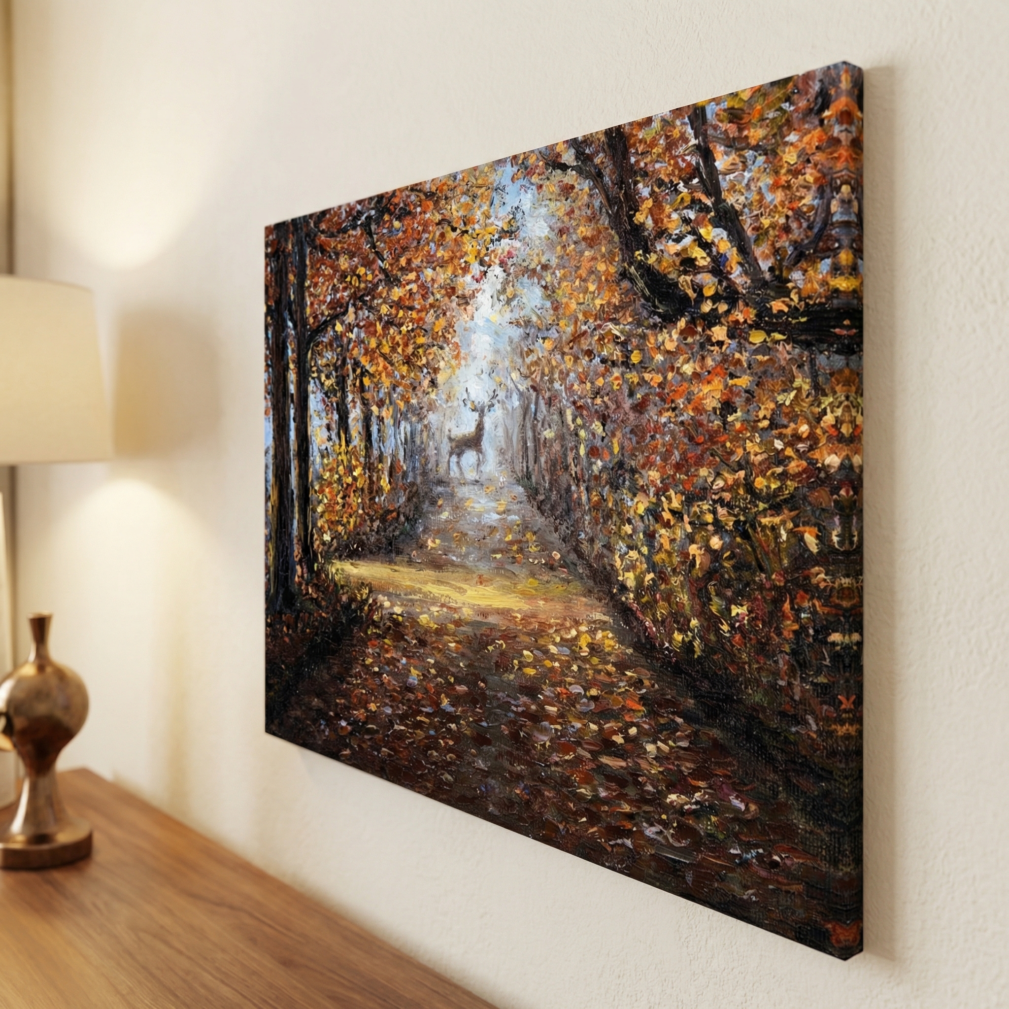 Hunting Stag shown in a room